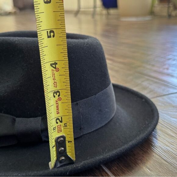 Belfry Classic Black Wool Fedora - Picture 12 of 12